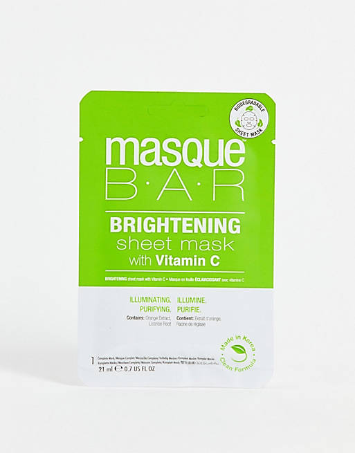 MasqueBAR – Brightening Sheet Mask With Vitamin C – Uppljusande sheetmask med C-vitamin