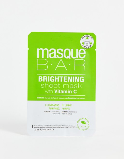 MasqueBAR Brightening Sheet Mask With Vitamin C