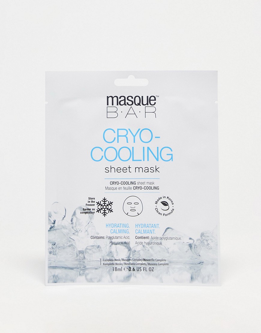 MasqueBAR Cryo Cooling Freezer Sheet Mask-No colour
