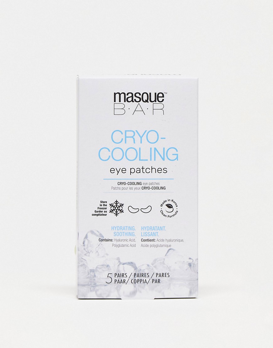 MasqueBAR Cryo Cooling Freezer Under Eye Patches (5 Pairs)-No colour