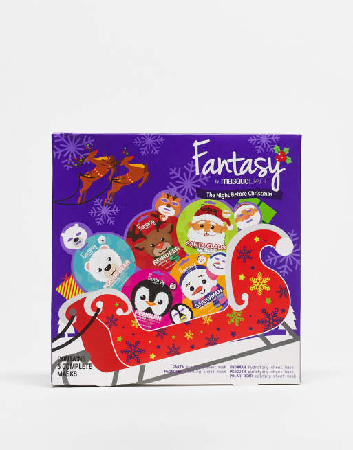 Masquebar – Fantasy Animalz – Zestaw podarunkowy z maseczkami do twarzy 