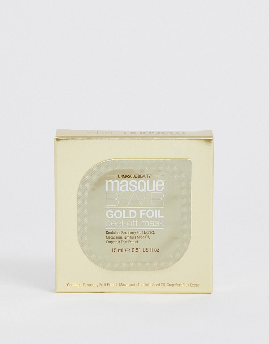 MasqueBAR - Gold Foil Peel Off Mask Pod-Zonder kleur