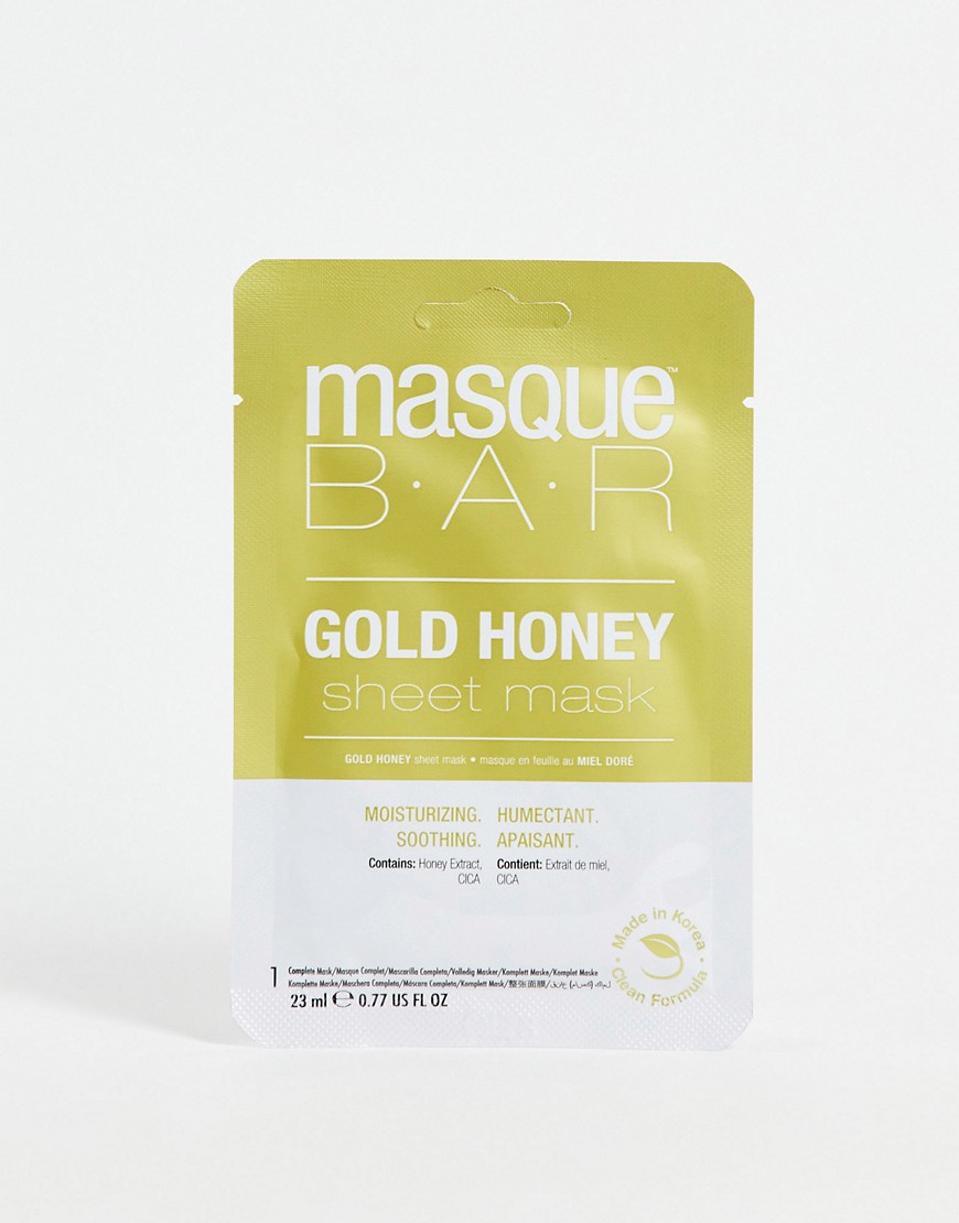 MasqueBAR Gold Honey Sheet Mask-No color