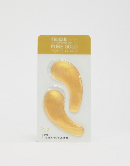MasqueBAR Pure Gold Brightening Hydro Gel Eye Patch Masks