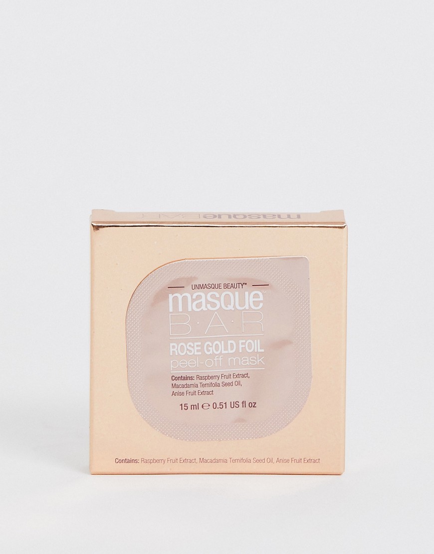 MasqueBAR - Maschera peel-off in foglia oro rosa-Nessun colore