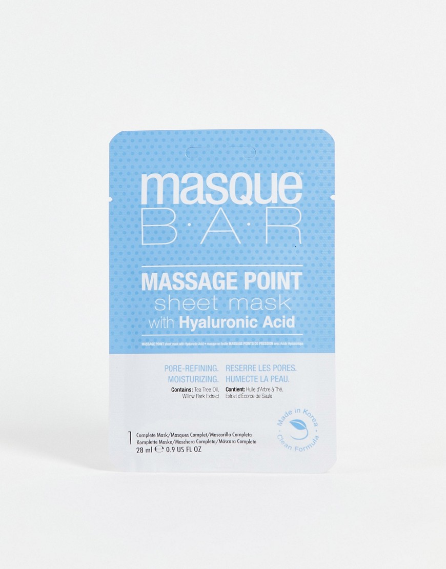 MasqueBAR Massage Points Sheet Mask-No color