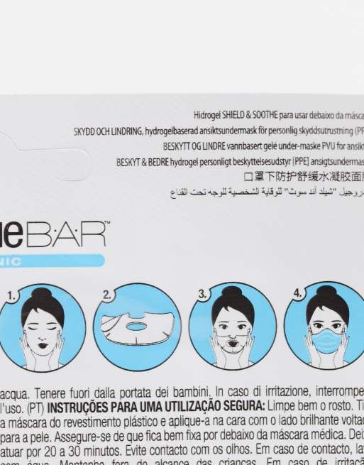 MasqueBAR – Shield & Soothe Hydrogel – Ansiktsmask med hyaluronsyra och aloe vera, 3 av 4