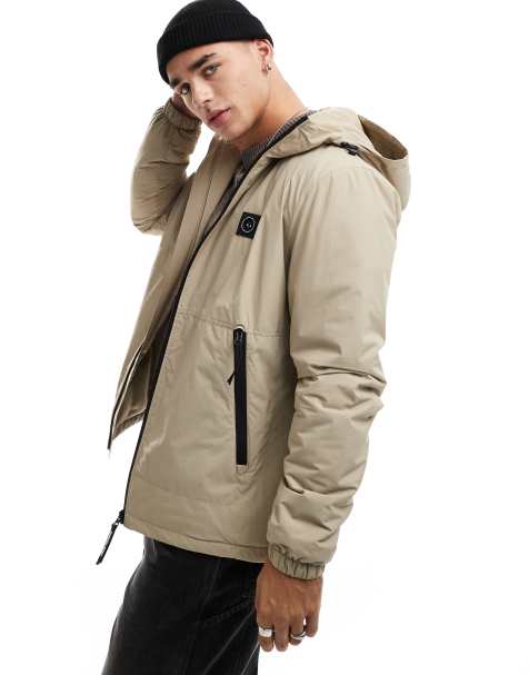 Masrhall Artist faulkner jacket in stone - view 1