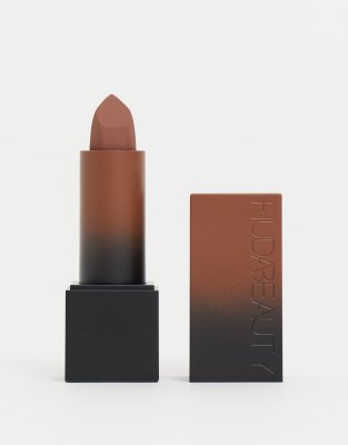 фото Матовая губная помада huda beauty – power bullet (last night)-светло-бежевый