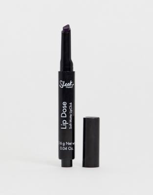 Помада и блеск для губ  Asos Матовая губная помада Sleek MakeUP Lip Dose - Mishap-Черный цвет
