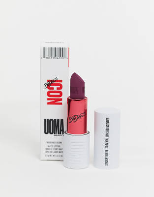 фото Матовая губная помада uoma - beauty badass icon concentrated (funmilayo)-фиолетовый