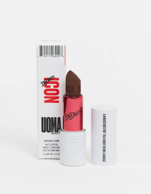 фото Матовая губная помада uoma - beauty badass icon concentrated (nina)-коричневый