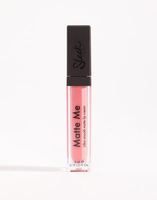 фото Матовая жидкая помада для губ sleek makeup matte me-розовый