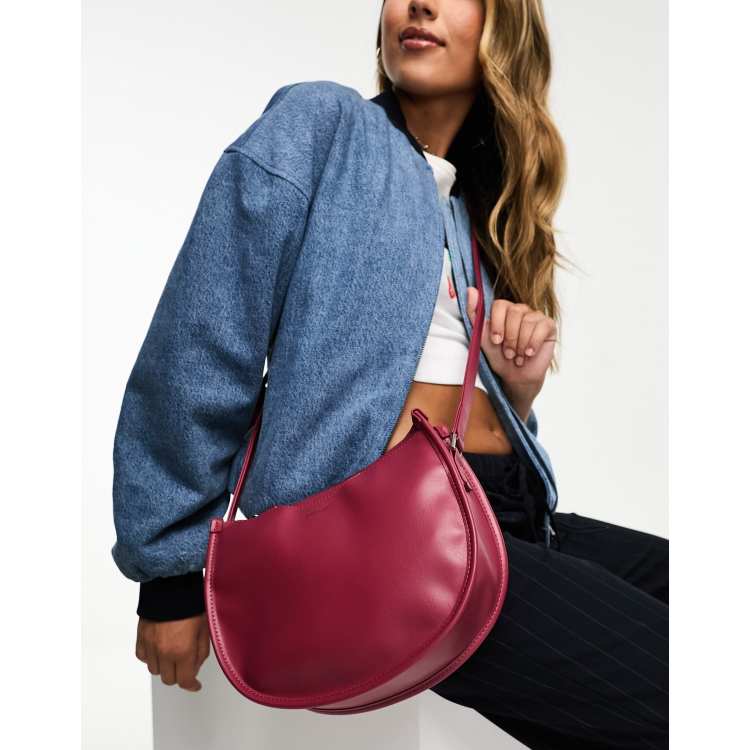 Red saddle online bag