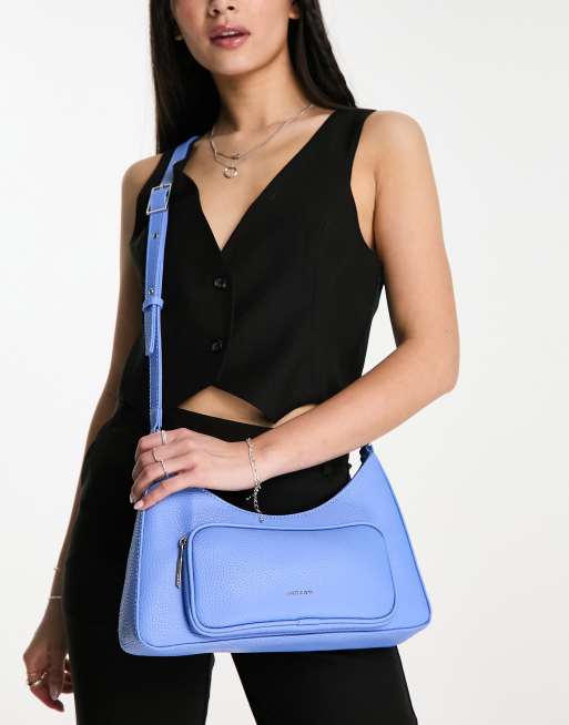 Matt Nat Palm Veganvriendelijke crossbody tas met zakdetail