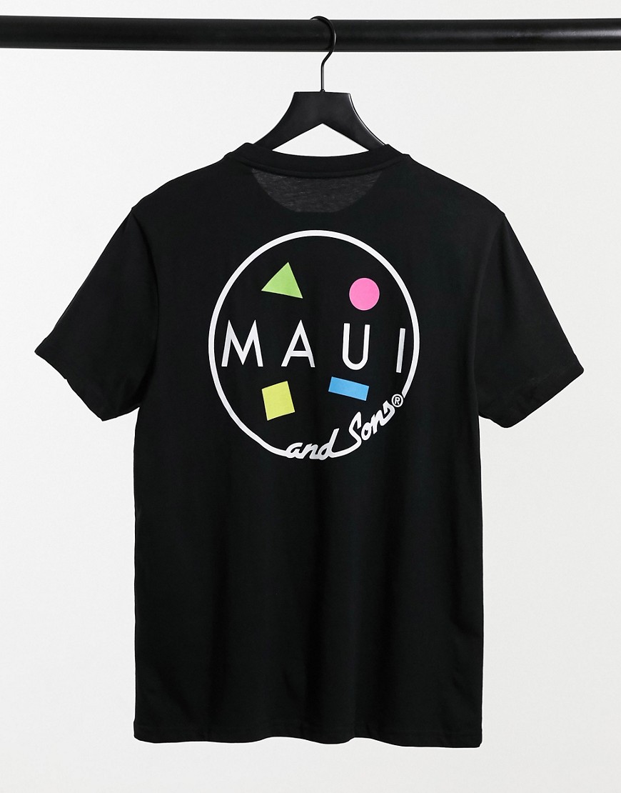 Maui & Sons - Classic Cookie - Oversized T-shirt i sort