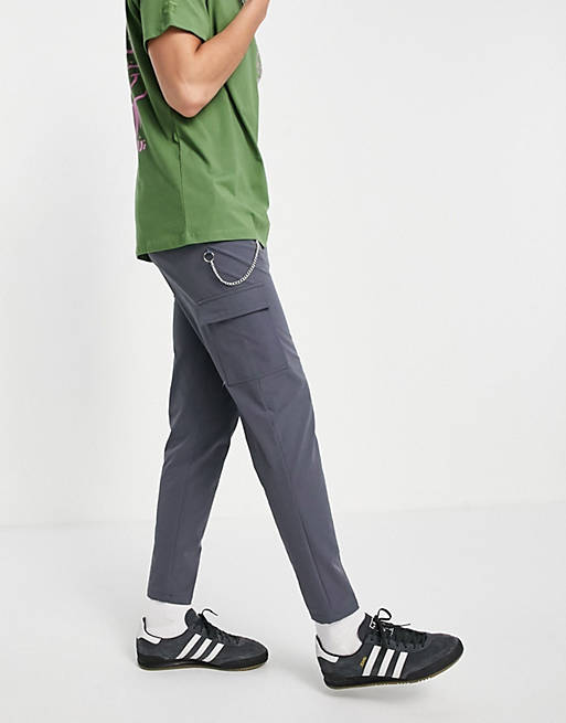 Mauvais cargo trousers in blue