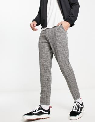 Mauvais - Joggers premium color tortora con cintura con logo