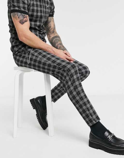 Mauvais hot sale check trousers