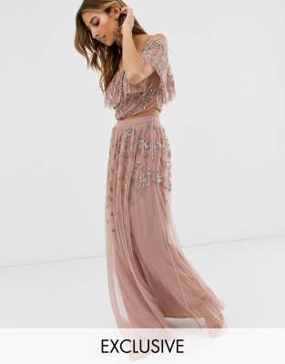 maya cap sleeve midaxi dress