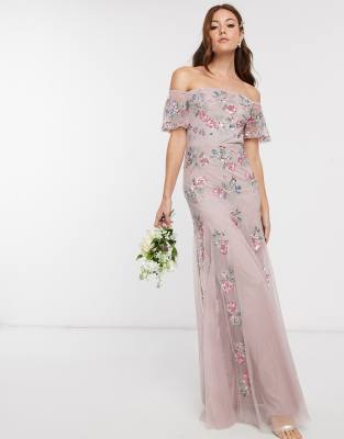 maya sleeveless embellished maxi dress