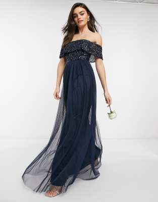 maya navy bridesmaid dresses