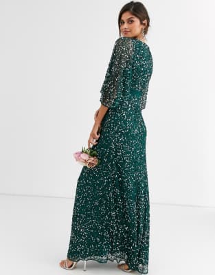 maya green bridesmaid dress