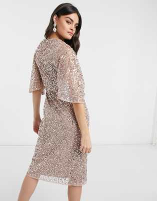 maya mini delicate sequin dress