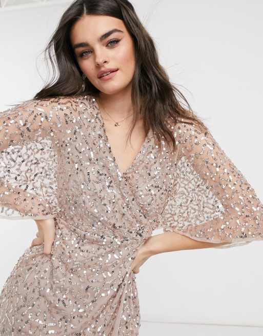 Blush hotsell sparkle dress