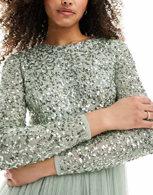 Maya sequin clearance dress