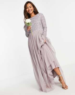 lilac grey bridesmaid dresses uk