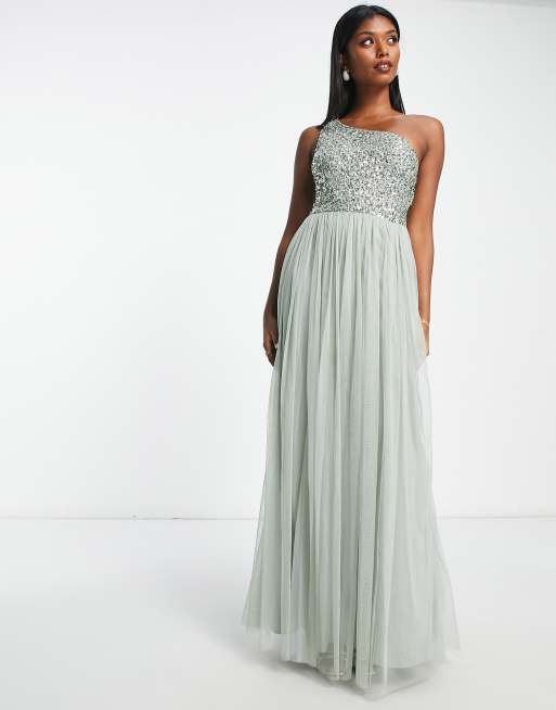 Asos sparkly 2024 bridesmaid dress