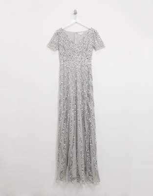 all over embellished dress