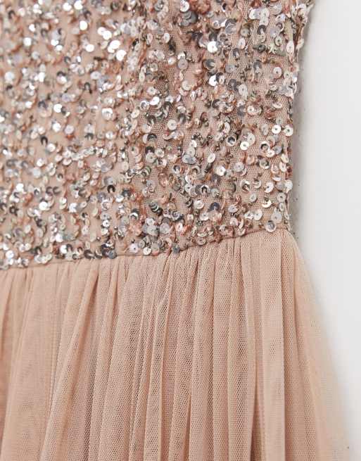 Asos taupe blush bridesmaid cheap dresses