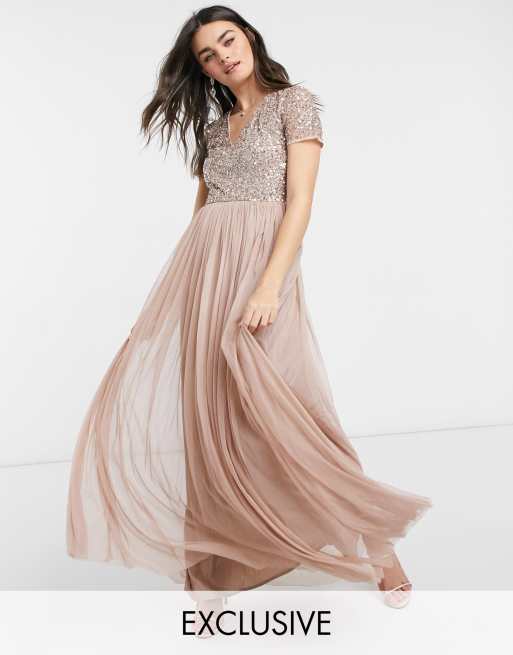 Sequin and outlet tulle dress