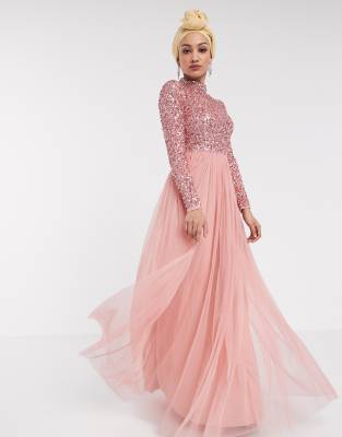 asos maya long sleeve dress