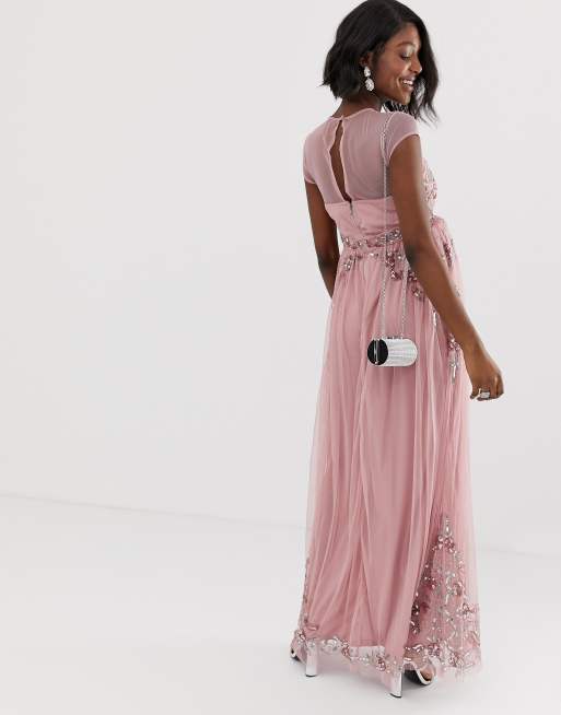 Vintage rose hotsell maxi dress