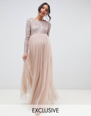 asos maya maternity maxi dress