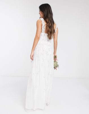 maya petite v neck sleeveless midi dress