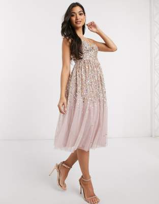 Maya Petite all over embellished 