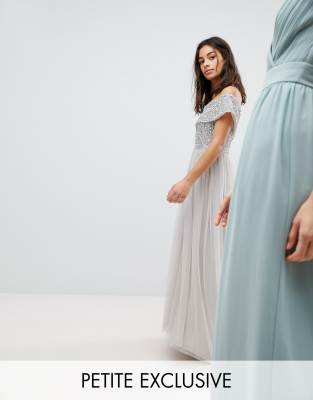 maya petite high low midi dress