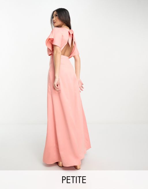 Bridesmaid dress hot sale with cape