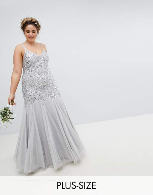 Maya Plus Maya Plus All Over Sequin Cami Strap Fishtail Maya Plus Maya Plus All Over Sequin Cami Strap Fishtail