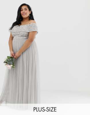 asos plus bridesmaid dresses