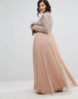 asos plus bridesmaid dresses