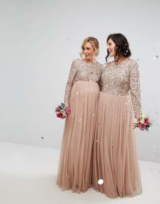 asos bridesmaid plus size