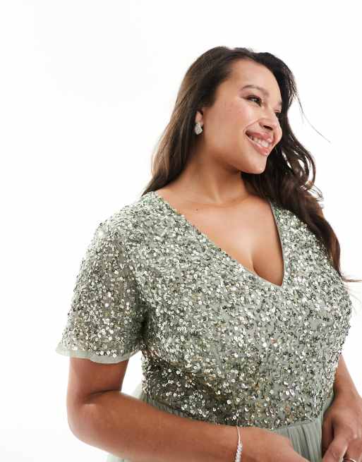 Maya plus on sale size sequin dress