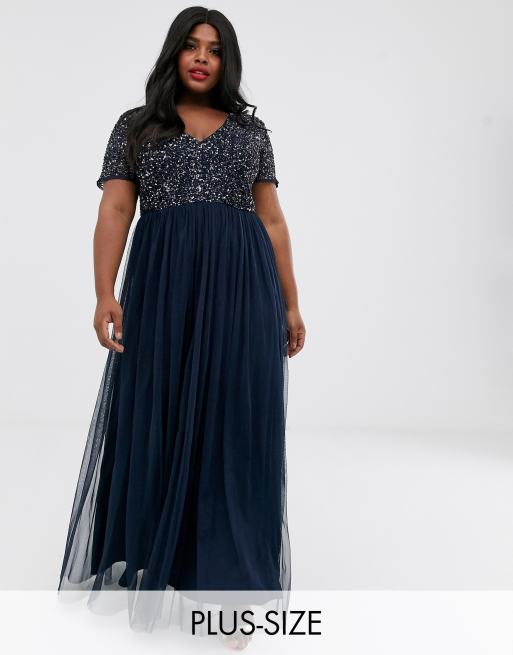 robe maya sequin