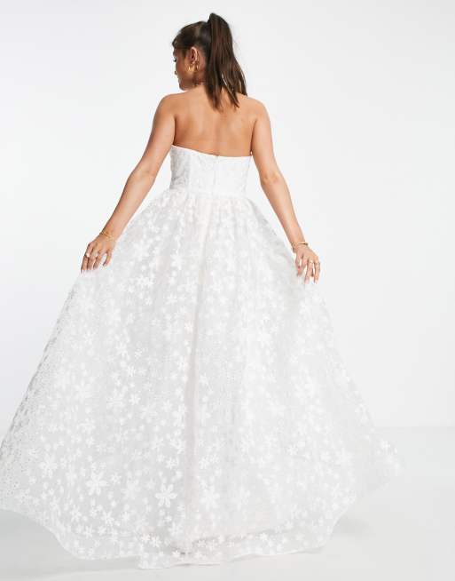 Asos princess best sale wedding dress