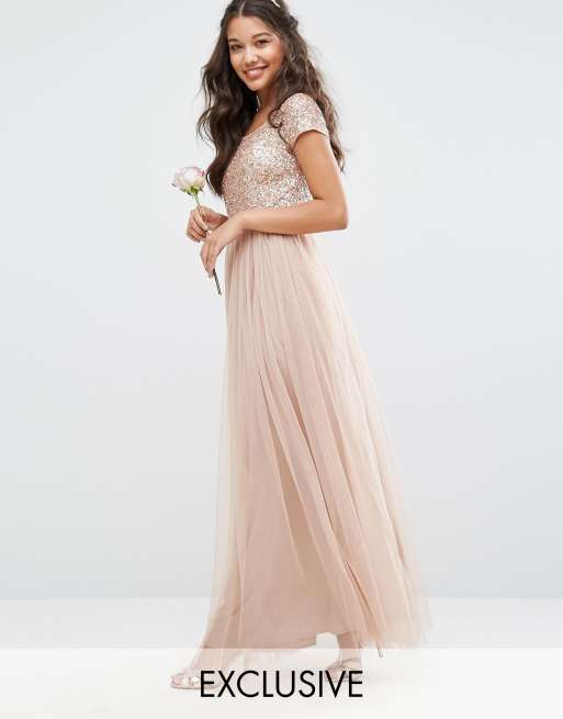robe maya sequin